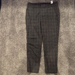 Zara Women's Black Plaid Pants